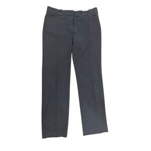 Ann Taylor‎ LOFT Zoe Gray Straight Leg Dress Pants Womens Size 6 Career Trousers